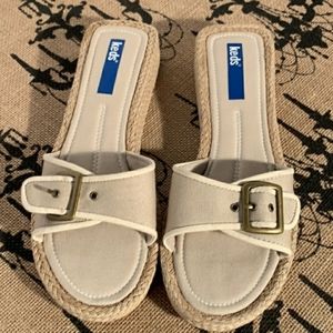 Keds Espadrille Slides, Size 7